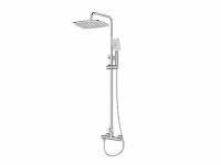 Душевая стойка BelBagno Acqua хром ACQUA-DOCM-CRM