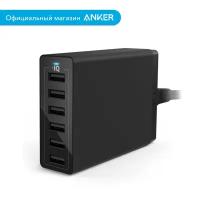 Сетевое зарядное устройство PowerPort 6 60 Вт/12A 6-портовый USB-концентратор для зарядки