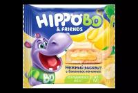 Бисквитное пирожное HIPPO BO & friends с банановой начинкой,12шт по 32 г