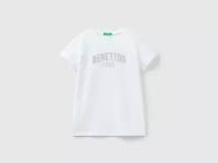 Футболка с принтом United Colors of Benetton для девочек 24P-3096C10H9-101-EL