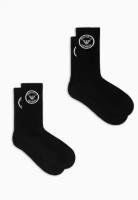 Носки для мужчин Emporio Armani, Цвет: черный, Размер: OS, 2 пары