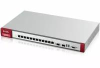 ZYXEL ZyWALL USG FLEX 700, Rack, Firewall 12 configurable (LAN / WAN) GE ports, 2xSFP, 2xUSB3.0, AP Controller (8/264), Device HA Pro