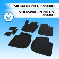 65102001 RIVAL (Rival) Ковры салонные Skoda Rapid