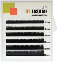 LASH ME AIR Черные ресницы 6 линий, микс 7-12 CC 0.07