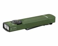 Фонарь Olight Arkfeld Pro OD Green Cool white (ЛЦУ и УФ), Li-po 1500 mAh, 102 метр, 1300 люмен (Комплект)