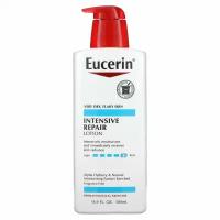 Eucerin, Интенсивное восстановление, Насыщенный лосьон, Без отдушек, 16,9 ж. унц.(500 мл)