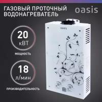 Газовый проточный водонагреватель Oasis Glass 20 ZG