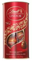 Шоколадные конфеты молочные Lindt Lindor Milk в тубе мини 175 гр (Швейцария)