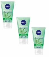 Nivea Гель для умывания матирующий для склонной к жирности кожи 150мл, 3 уп