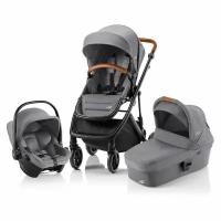 Коляска 3в1 Britax Römer Strider M, цвет Elephant Grey / Frost Grey