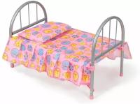 Кроватка для кукол 9342 металлическая