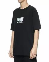 Футболка Stussy Flower Squares Tee (BLACK) L