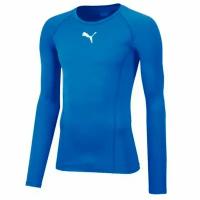 Лонгслив спортивный Puma LIGA Baselayer Tee LS, цвет голубой, размер XXL