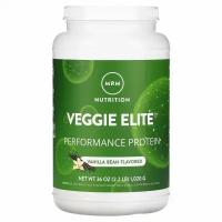 MRM Nutrition, Veggie Elite, Performance Protein, вегетарианский протеин для повышения продуктивности, стручки ванили, 1020 г (2,2 фунта)