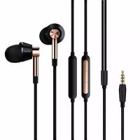 Наушники 1MORE Triple Driver In-Ear E1001, черный/золотой