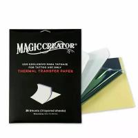 Трансферная тату бумага для машинного и ручного перевода Magic Creator Tattoo Stencil Paper, 20 шт/ упаковка