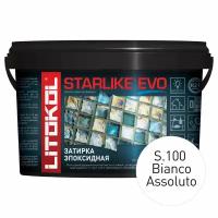 Эпоксидная затирочная смесь LITOKOL STARLIKE EVO S.100 BIANCO ASSOLUTO, 1 кг