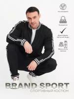 Костюм BRAND Sport, размер 54 XXL, черный