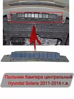 Пыльник бампера центральный Hyundai Solaris 2011-2017