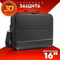 Сумка для ноутбука Defender Ascetic 15"-16" черный, жесткий каркас, карман