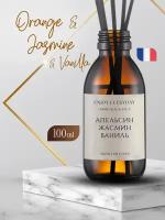 Ароматический диффузор для дома, ароматизатор для дома, Orange & Jasmine & Vanilla, 100мл