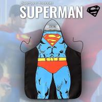 Яркий супергеройский фартук с торсом Супермен