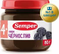 Semper - пюре чернослив, 4 мес., 80 гр