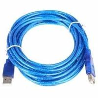 Telecom кабели Кабель удлинительный VUS6956T-5MTBO USB2.0 AM AF прозрачная, голубая изоляция 5.0m 6937510850754