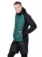 Куртка беговая Nordski Hybrid Hood Black/Alpine Green (EU:XXL)