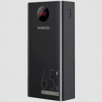 Внешний аккумулятор (Power Bank) Romoss PEA40 Pro 40000 mAh Быстрая зарядка 65W для ноутбуков и смартфонов LED дисплей (Черный)