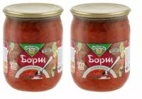 Борщ, "Штурвал", с мясом и свежей капустой, 500г 2 шт