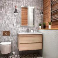 Мебель для ванной комнаты подвесная ART&MAX, FAMILY 75 см Pino Bianco
