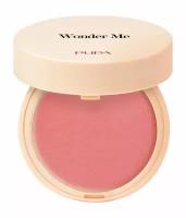 Pupa Румяна для лица Wonder Me Blush, натуральный эффект, с гиалуроновой кислотой, тон №007, Волны позитива, 4 гр