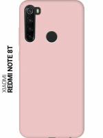 Чехол - накладка Silky Touch для Xiaomi Redmi Note 8T розовый песок