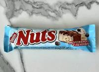 Шоколадный батончик Nuts Duo фундук мороженное с печеньем, 60г 12 штук