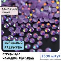 Стразы DMC Resin (ок. 2500 шт.) холодной фиксации, цвет Lt.amethyst, размер SS10 2.6-2.9 мм мм