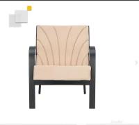 Кресло для отдыха Шелл Венге, ткань Verona Vanilla, кант Maxx 235