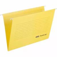 Подвесная папка Foolscap Attache Foolscap (до 200 листов, картон) желтая, 5шт