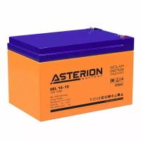 Гелевый аккумулятор Asterion GEL 12-15 12В 15А 12V 15Ah универсальный, для СЭС