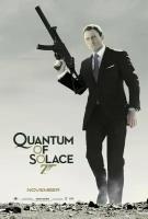 Плакат, постер на бумаге Джеймс Бонд 22-Квант милосердия (Quantum of Solace), Марк Форстер. Размер 60 х 84 см