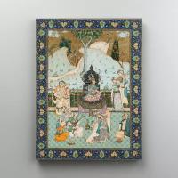 Интерьерная картина на холсте "Старинный царский гобелен" размер 22x30 см