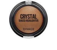 Дивейдж / Divage - Хайлайтер для лица Crystal Baked Highlighter тон 01 Gold 7,5 г