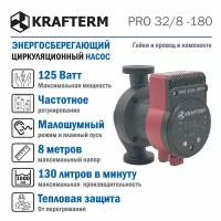 Насос циркуляционный энергосберегающий с частотным регулированием Krafterm Pro 32/8-180