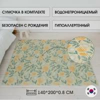 Складной детский коврик Parklon Portable 140x200x0,8 см, Солнечный лимончик