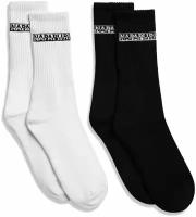 Носки Napapijri F-BOX SOCKS MBB WHTGRBLK MBB для мужчин NA4GBUMBB SM