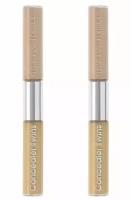 Physicians Formula Консилер двухцветный с аппликатором Concealer Twins 2-in1 Correct & Cover Cream Concealer, Тон Желтый, светлый, 6.8 г, 2 уп