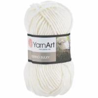 Пряжа Merino Bulky (YarnArt), белый - 501, 30% шерсть, 70% акрил, 5 мотков, 100 г., 100 м