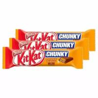 Шоколадный батончик KitKat Chunky Peanut Butter со вкусом арахисовой пасты (Германия), 42 г (3 шт)