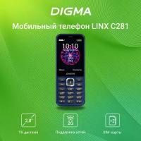 Мобильный телефон Digma Linx C281 синий