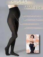 Колготки Giulia MAMA COTTON 200 размер 3/M, nero (черный)